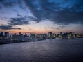 View From Rainbow Bridge, Tokyo, Japan, North Route Royalty Free Stock Photo